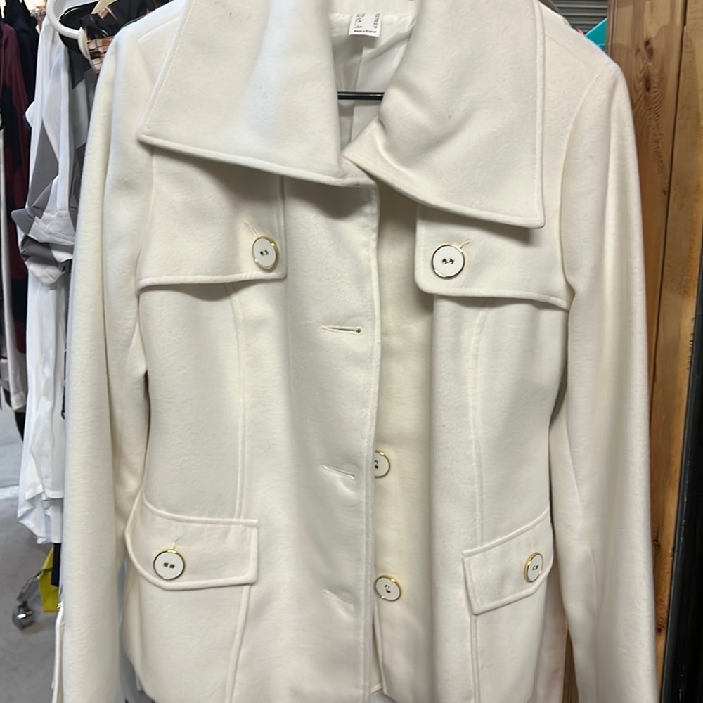 Ivory jacket size 12